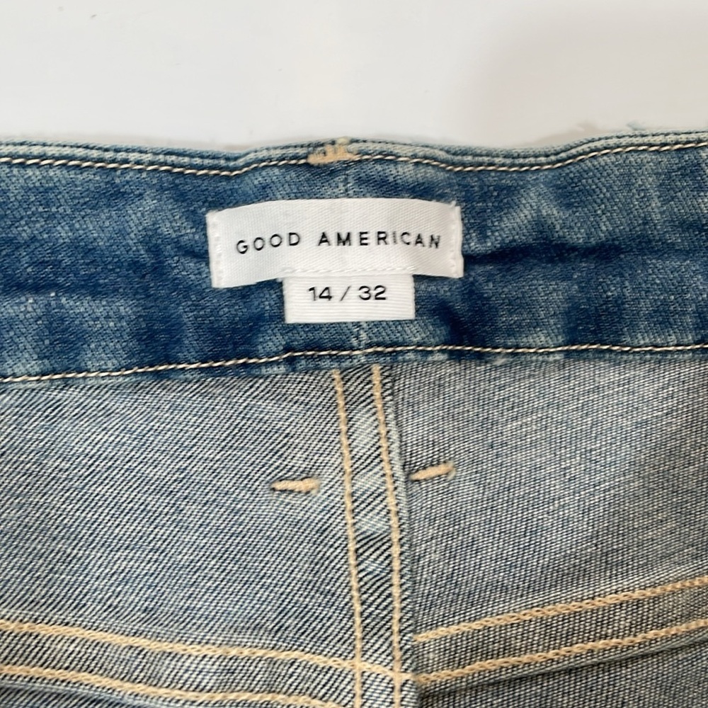 Good American Good Legs Crop Jeans Size 14 / 32 NWT NEW - Picture 8 of 13